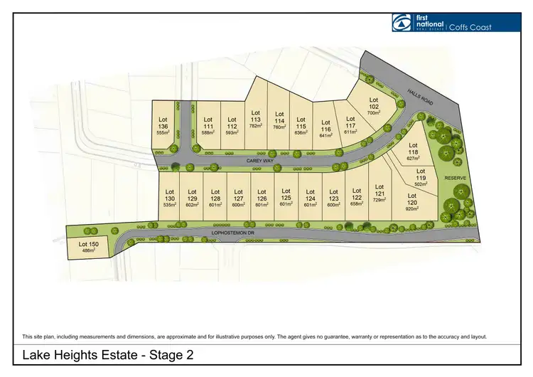Floorplan of Homely land listing, LOT 122 Lake Heights Estate, Coffs Harbour NSW 2450