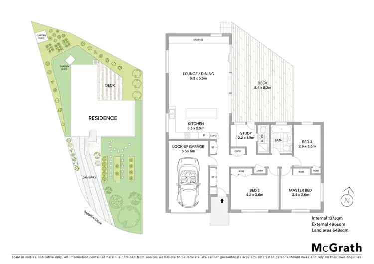 Floorplan of Homely house listing, 6 Sapphire Close, Ulladulla NSW 2539