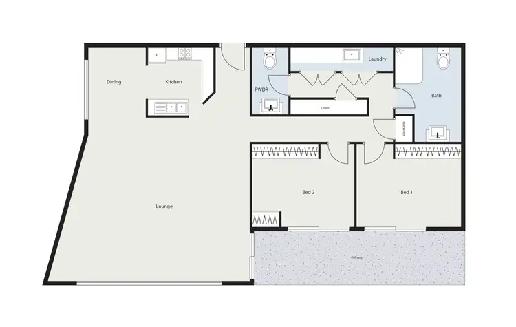 Floorplan of Homely unit listing, 5/2 Eileen Good Street, Greenway ACT 2900