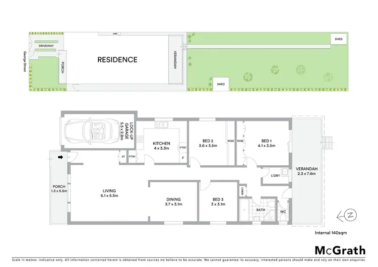 Floorplan of Homely house listing, 22 George Street, Eastlakes NSW 2018