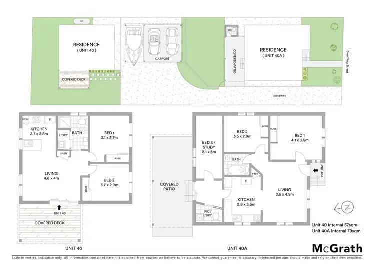 Floorplan of Homely house listing, 40-40A Swadling Street, Long Jetty NSW 2261