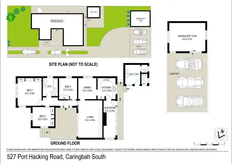 Floorplan of Homely house listing, 527 Port Hacking Road, Caringbah South NSW 2229