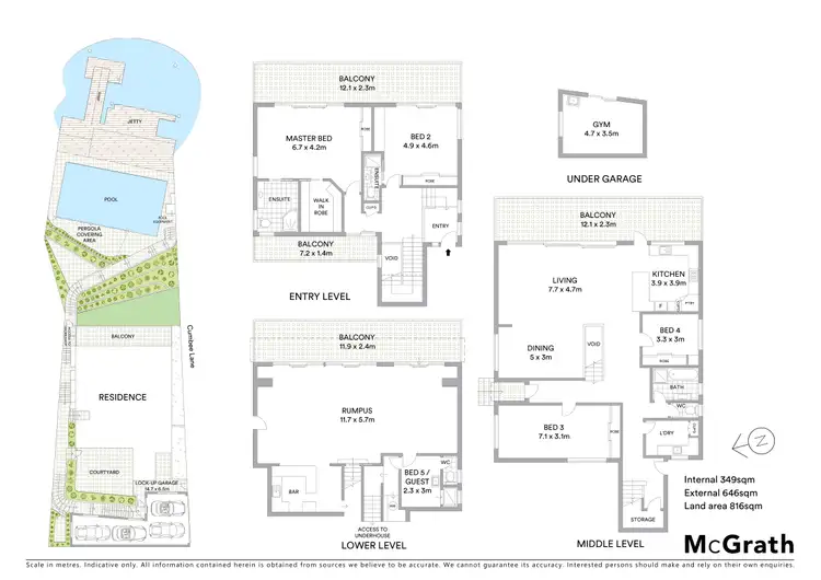 Floorplan of Homely house listing, 1 Cumbee Lane, Caringbah South NSW 2229