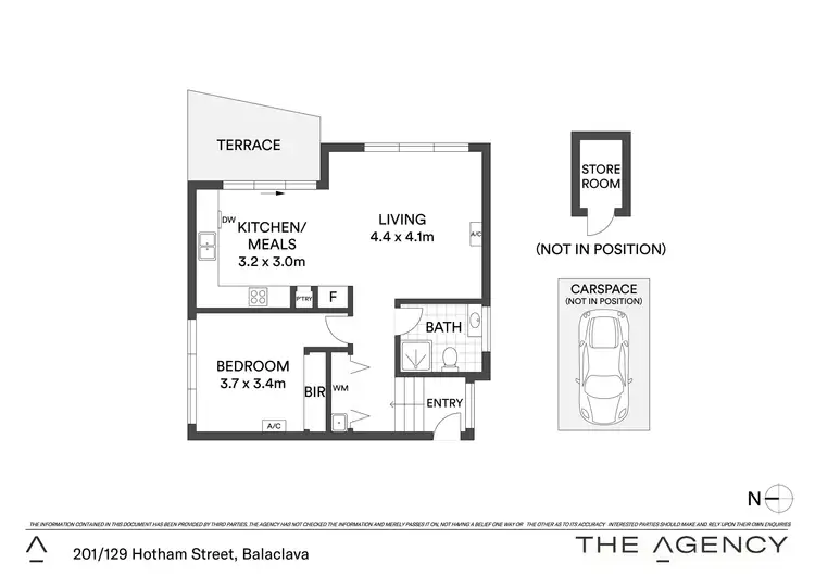 Floorplan of Homely apartment listing, 201/129 Hotham Street, Balaclava VIC 3183