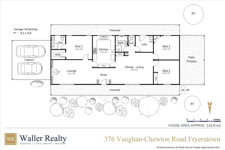 Floorplan of Homely land listing, 376 Vaughan-Chewton Road, Fryerstown VIC 3451