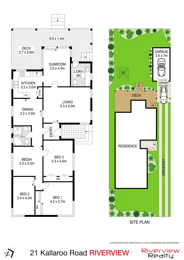 Floorplan of Homely house listing, 21 Kallaroo Road, Riverview NSW 2066