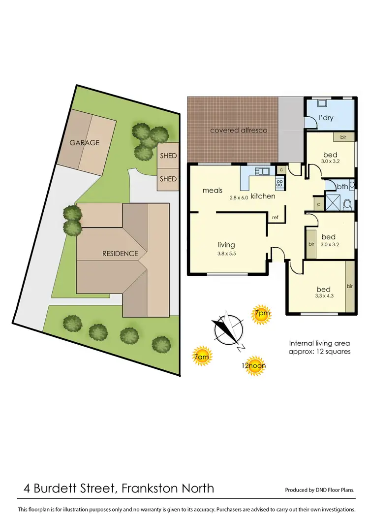 Floorplan of Homely house listing, 4 Burdett Street, Frankston North VIC 3200