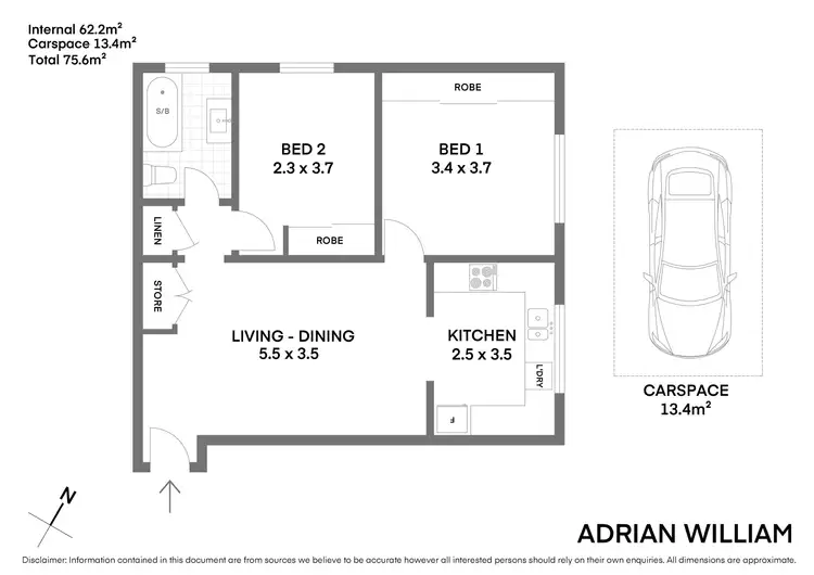 Floorplan of Homely apartment listing, 21/486-488 Illawarra Road, Marrickville NSW 2204