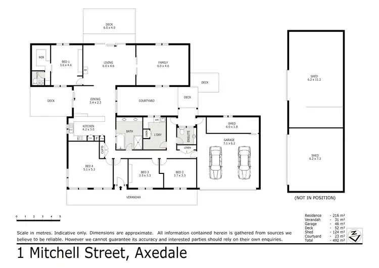 Floorplan of Homely rural property listing, 1 Mitchell Street, Axedale VIC 3551