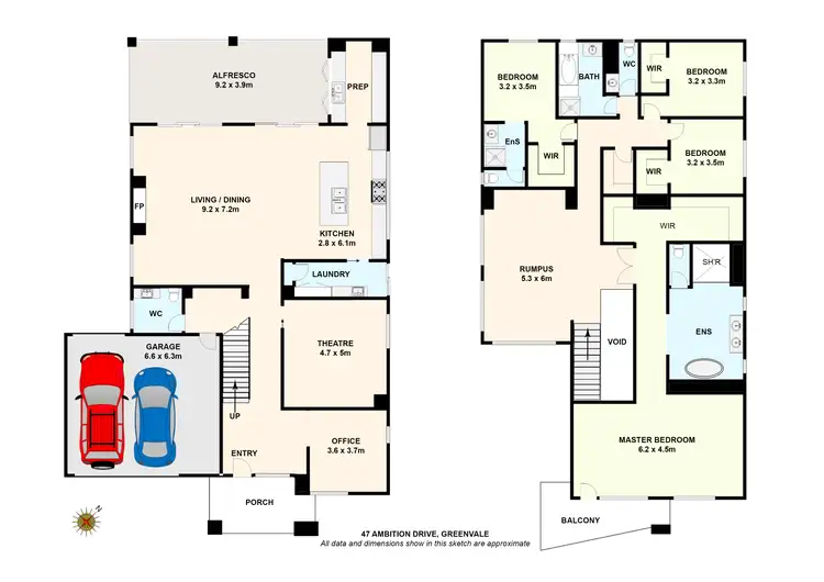 Floorplan of Homely house listing, 47 Ambition Drive, Greenvale VIC 3059