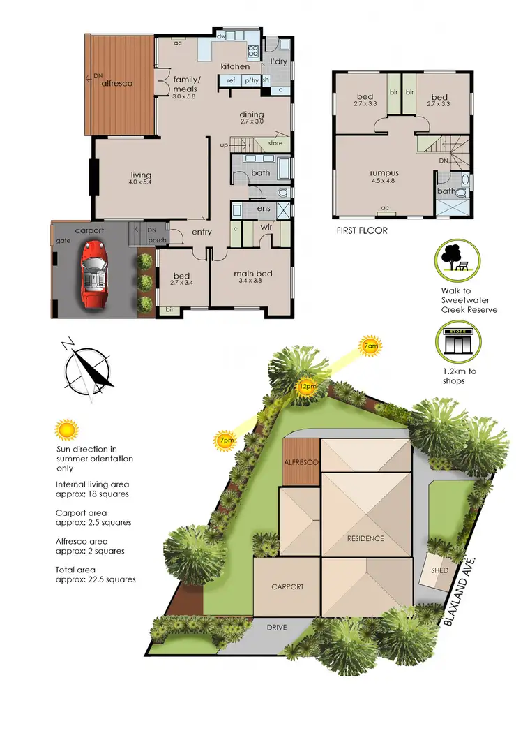 Floorplan of Homely house listing, 72 Blaxland Avenue, Frankston South VIC 3199