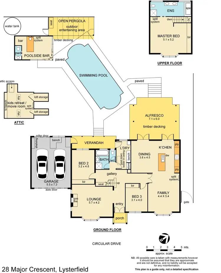 Floorplan of Homely house listing, 28 Major Crescent, Lysterfield VIC 3156