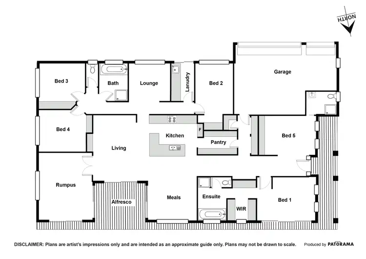 Floorplan of Homely rural property listing, 15 Clydesdale Close, Murrumbateman NSW 2582