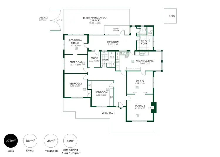Floorplan of Homely house listing, 62A Woodside Road, Nairne SA 5252