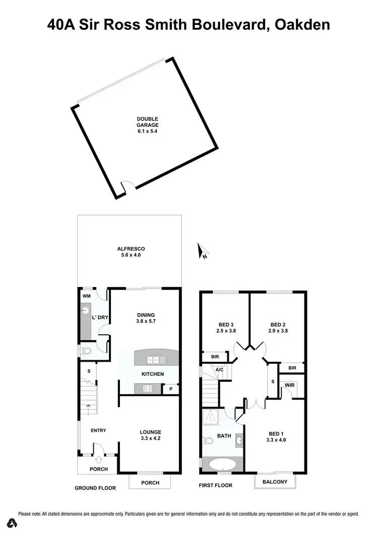 Floorplan of Homely house listing, 40A Sir Ross Smith Boulevard, Oakden SA 5086