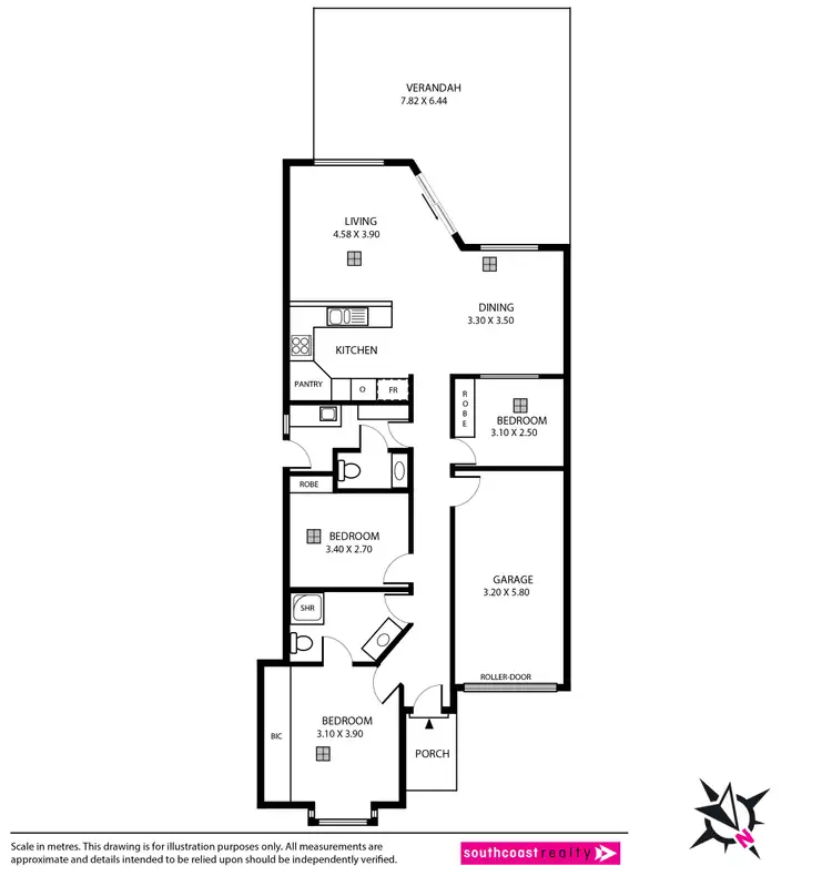 Floorplan of Homely unit listing, 10/41-53 Pine Avenue, Victor Harbor SA 5211
