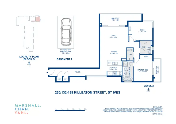 Floorplan of Homely apartment listing, B260/132-138 Killeaton Street, St Ives NSW 2075
