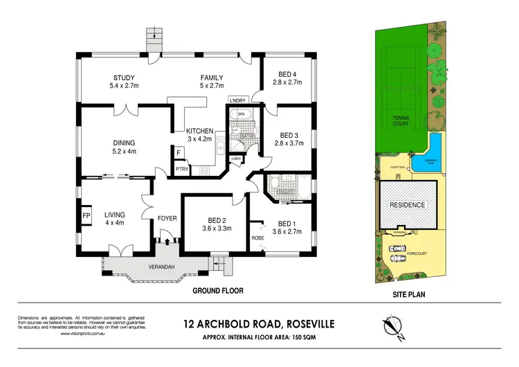 Floorplan of Homely house listing, 12 Archbold Road, Roseville NSW 2069
