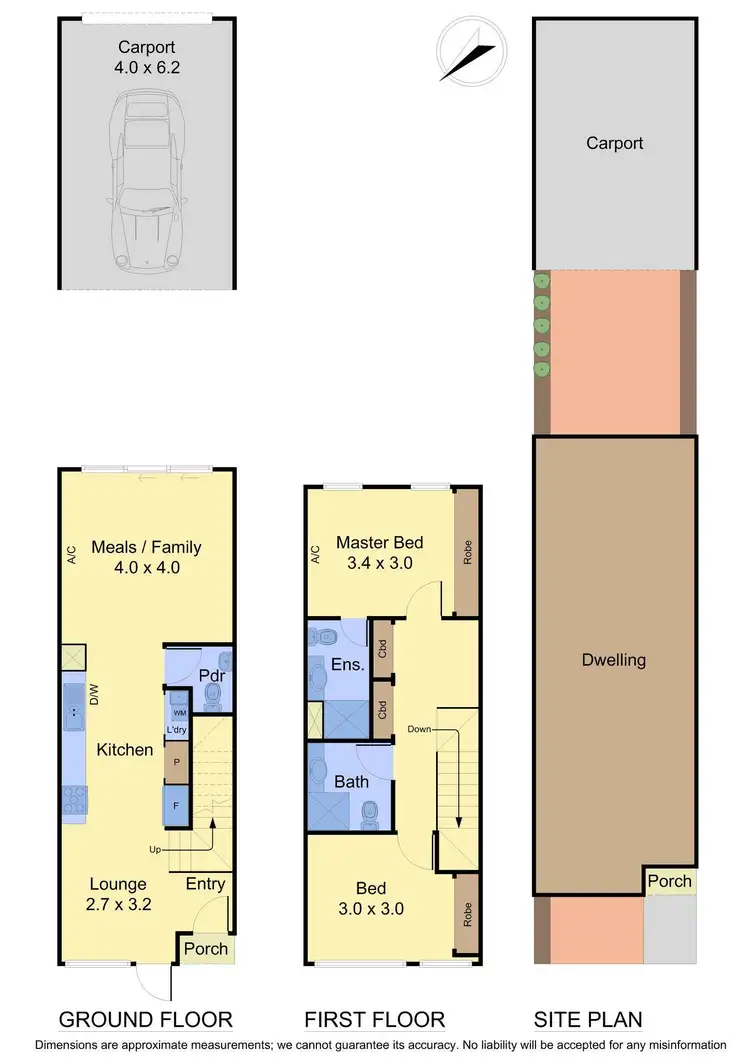 Floorplan of Homely townhouse listing, 1 Olsen Walk, Mill Park VIC 3082