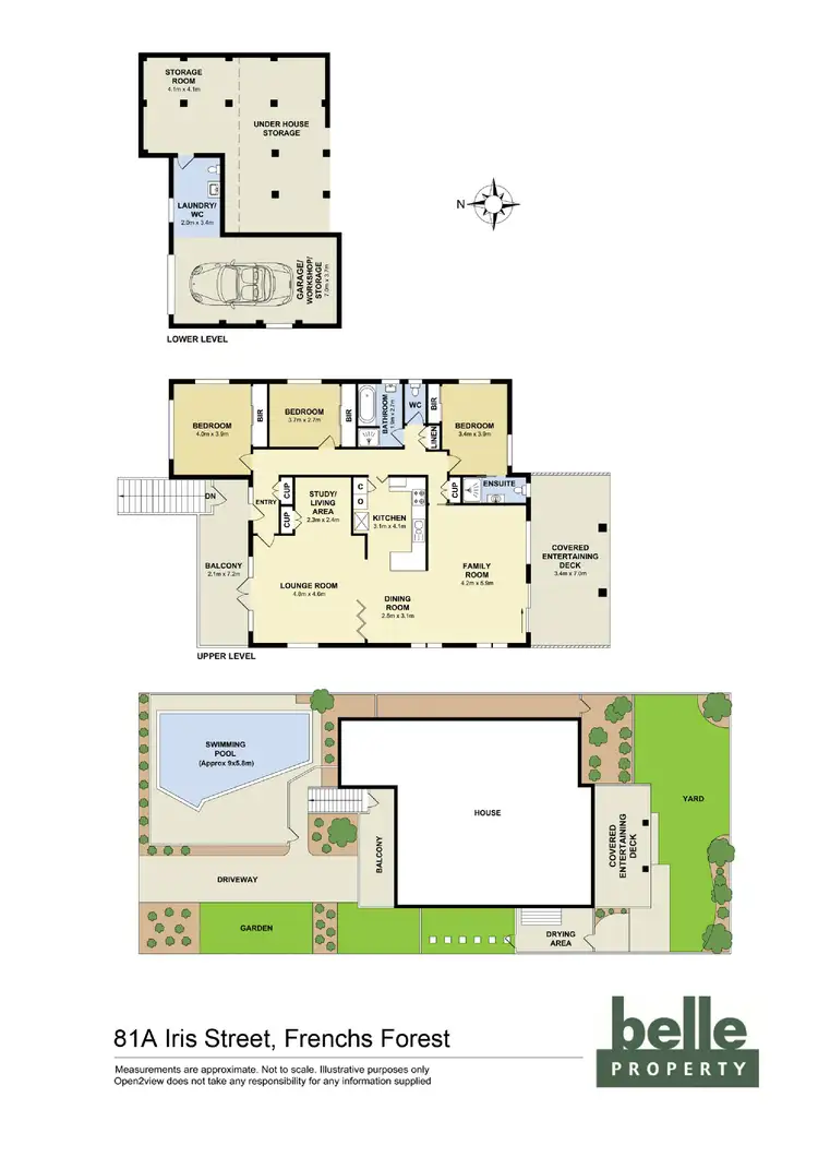 Floorplan of Homely house listing, 81A Iris Street, Frenchs Forest NSW 2086