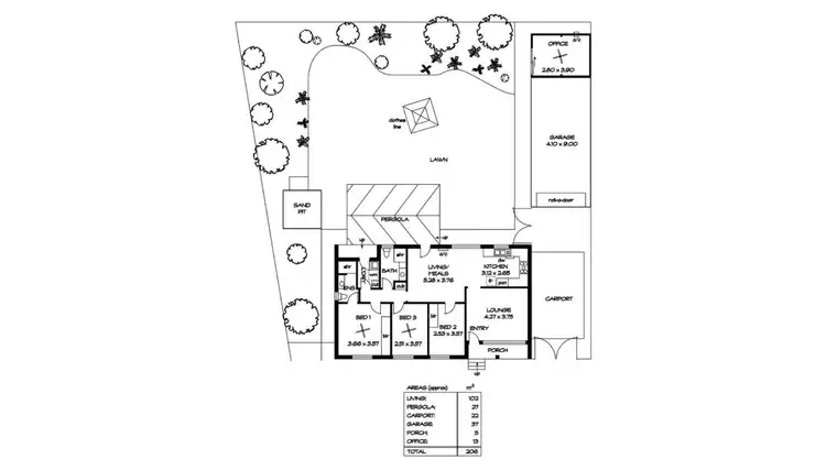 Floorplan of Homely house listing, 10 Bergan Avenue, Ingle Farm SA 5098