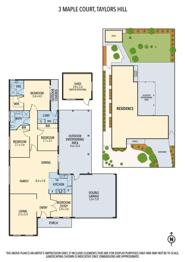 Floorplan of Homely house listing, 3 Maple Court, Taylors Hill VIC 3037