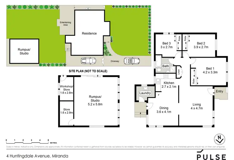 Floorplan of Homely house listing, 4 Huntingdale Avenue, Miranda NSW 2228