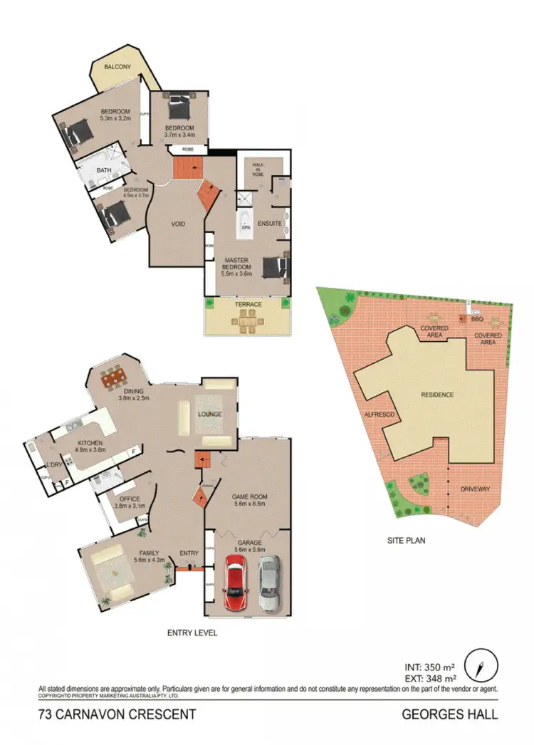Floorplan of Homely house listing, 73 Carnavon Crescent, Georges Hall NSW 2198