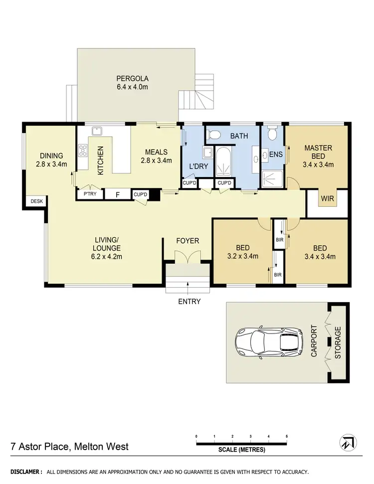 Floorplan of Homely house listing, 7 Astor Place, Melton West VIC 3337