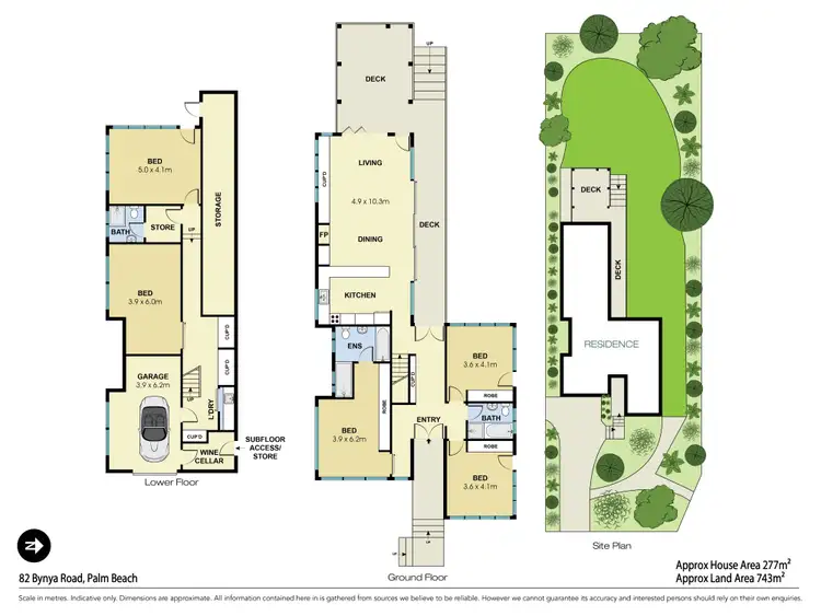 Floorplan of Homely house listing, 82 Bynya Road, Palm Beach NSW 2108