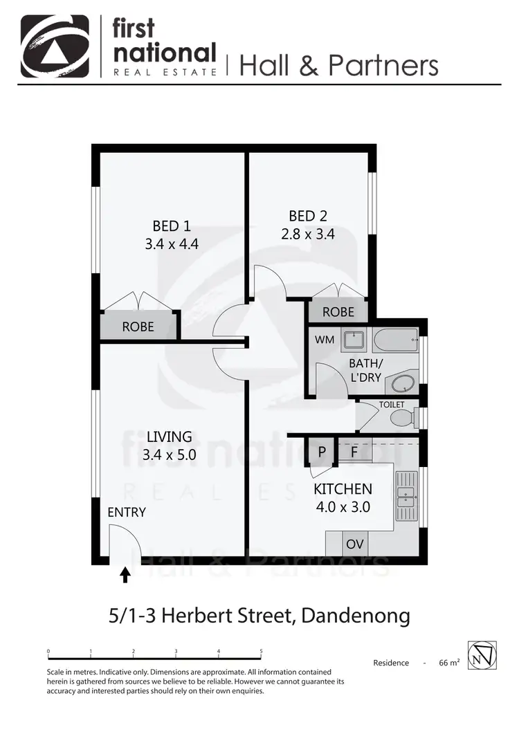 Floorplan of Homely apartment listing, 5/1-3 Herbert Street, Dandenong VIC 3175