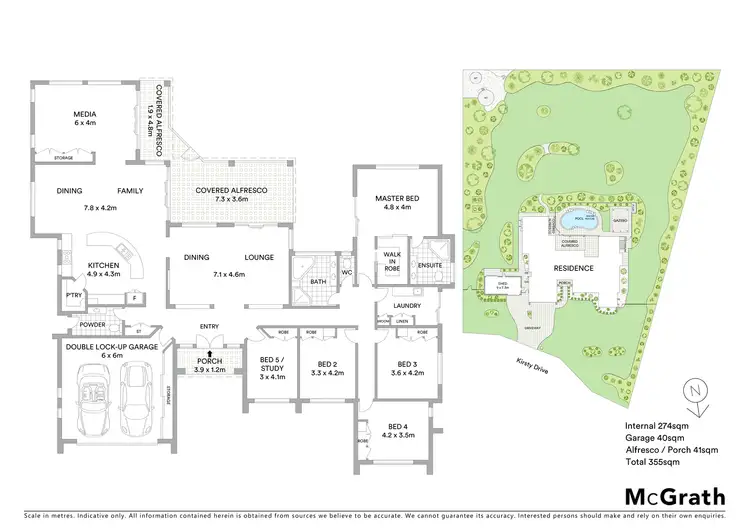 Floorplan of Homely house listing, 44 Kirsty Drive, Tanawha QLD 4556