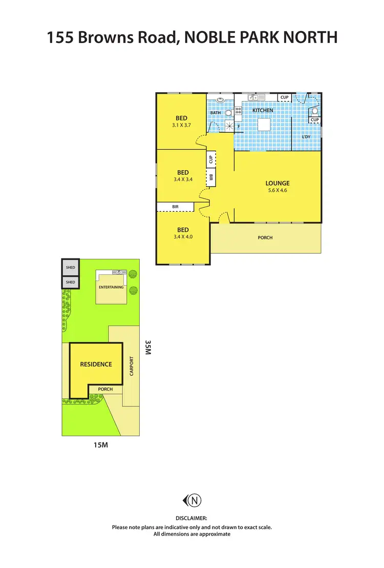 Floorplan of Homely house listing, 155 Browns Road, Noble Park North VIC 3174