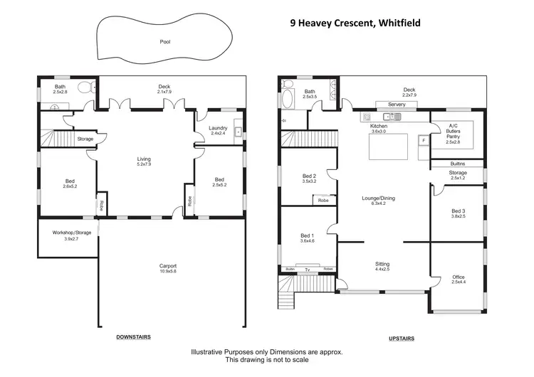 Floorplan of Homely house listing, 9 Heavey Crescent, Whitfield QLD 4870
