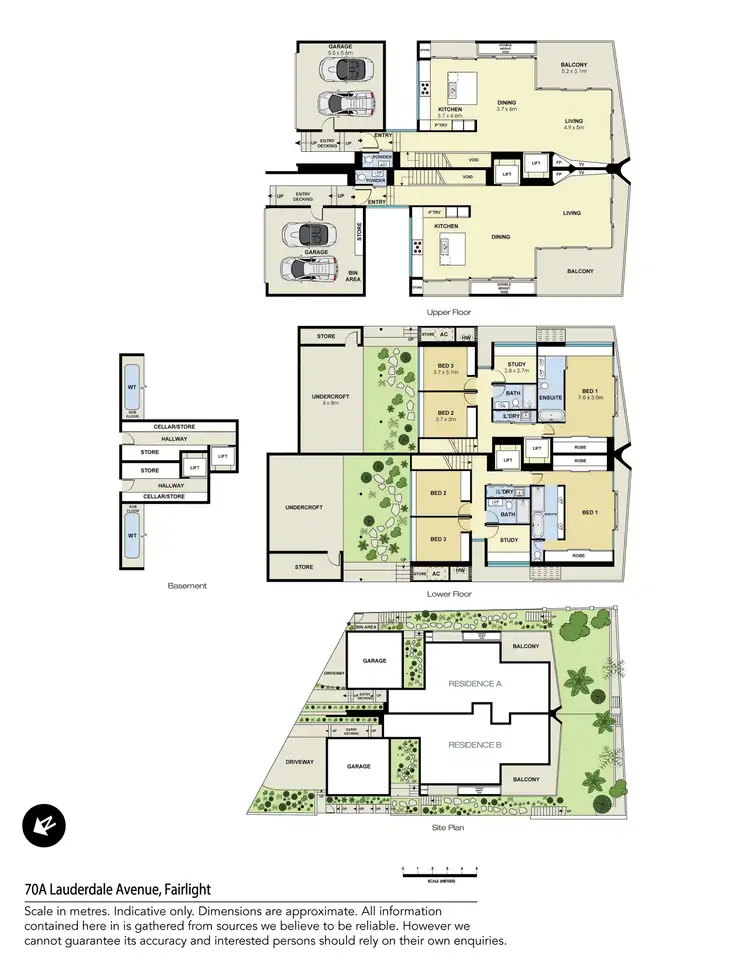 Floorplan of Homely house listing, 70b Lauderdale Avenue, Fairlight NSW 2094