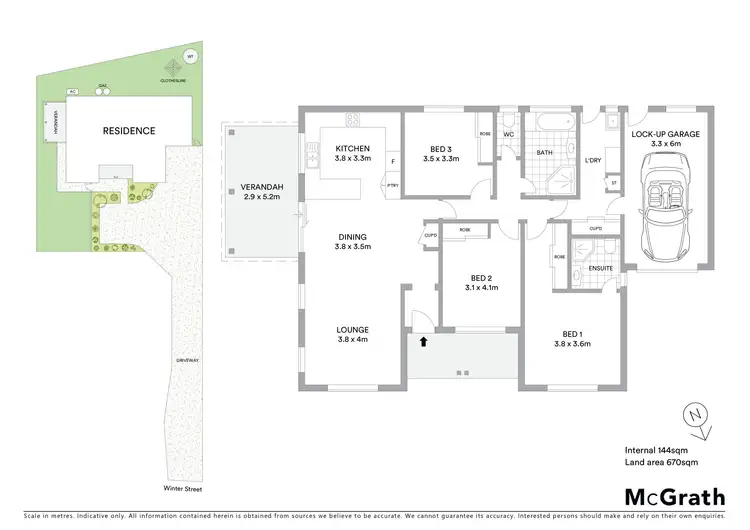 Floorplan of Homely house listing, 11A Winter Street, Mudgee NSW 2850