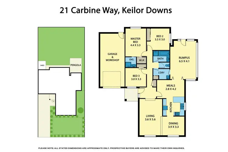 Floorplan of Homely house listing, 21 Carbine Way, Keilor Downs VIC 3038