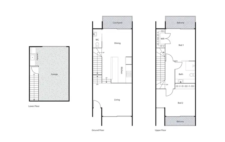 Floorplan of Homely townhouse listing, 34 Toorale Terrace, Lawson ACT 2617