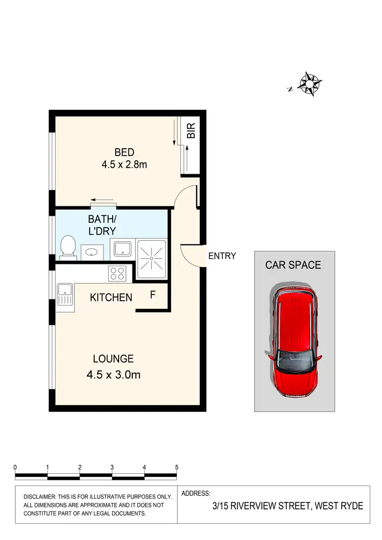 Floorplan of Homely unit listing, 3/15. Riverview Street, West Ryde NSW 2114