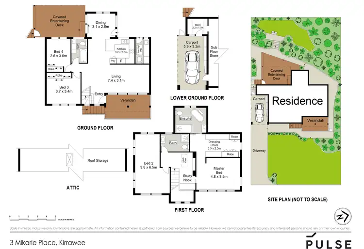Floorplan of Homely house listing, 3 Mikarie Place, Kirrawee NSW 2232