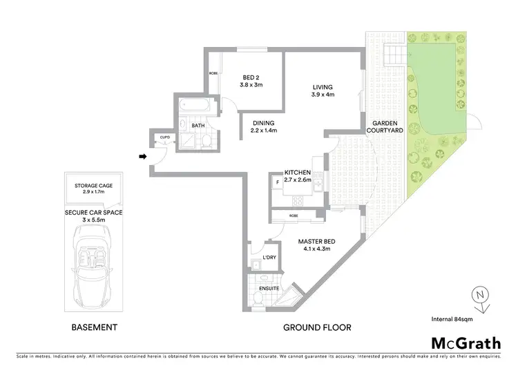 Floorplan of Homely apartment listing, 5/20 Leonay Street, Sutherland NSW 2232