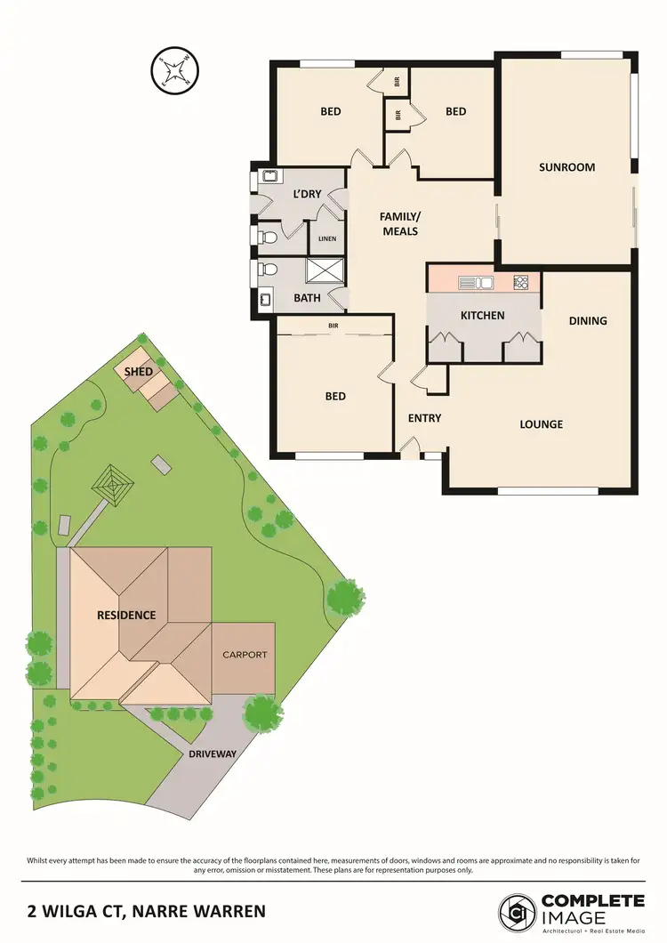Floorplan of Homely house listing, 2 Wilga Court, Narre Warren VIC 3805