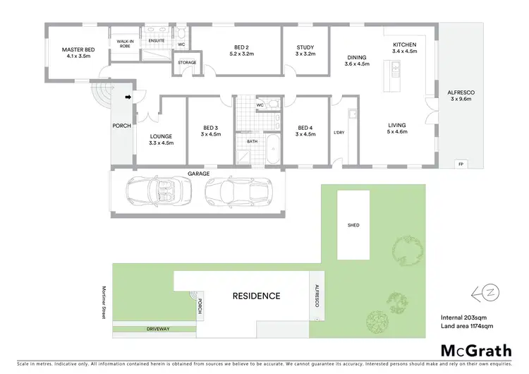 Floorplan of Homely house listing, 61 Mortimer Street, Mudgee NSW 2850
