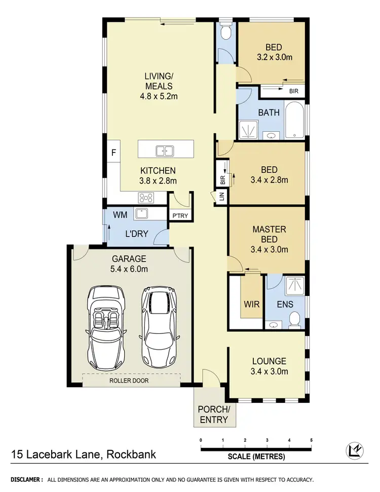 Floorplan of Homely house listing, 15 Lacebark Lane, Aintree VIC 3336
