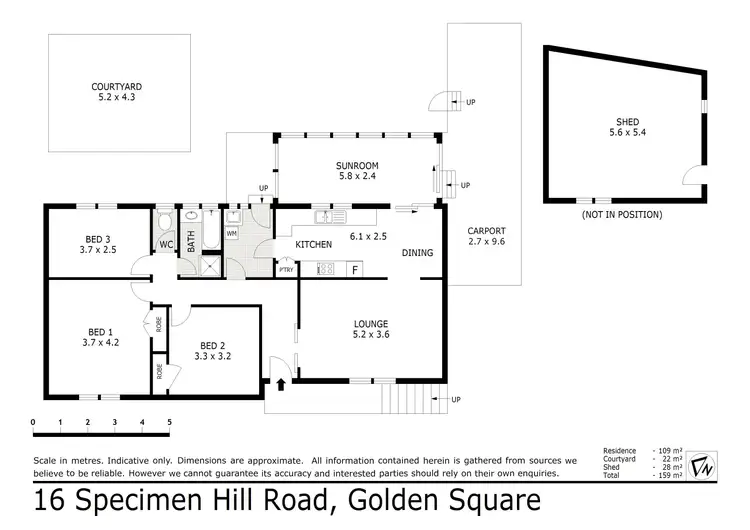 Floorplan of Homely house listing, 16 Specimen Hill Road, Golden Square VIC 3555