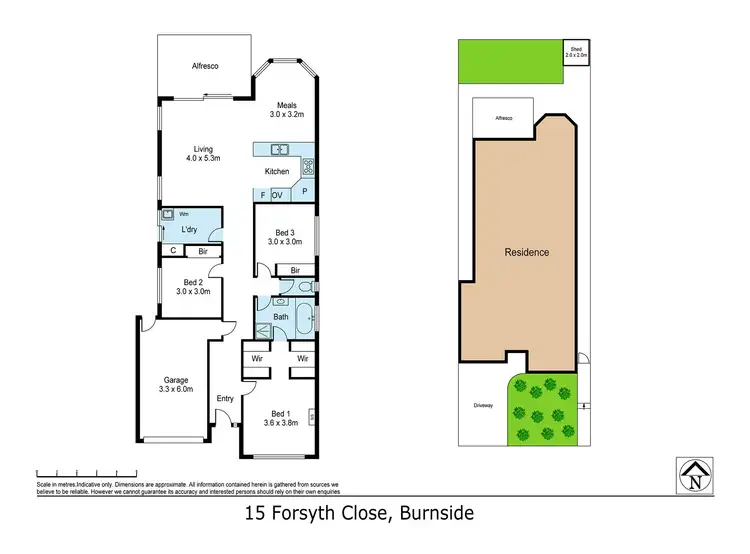 Floorplan of Homely house listing, 15 Forsyth Close, Burnside VIC 3023