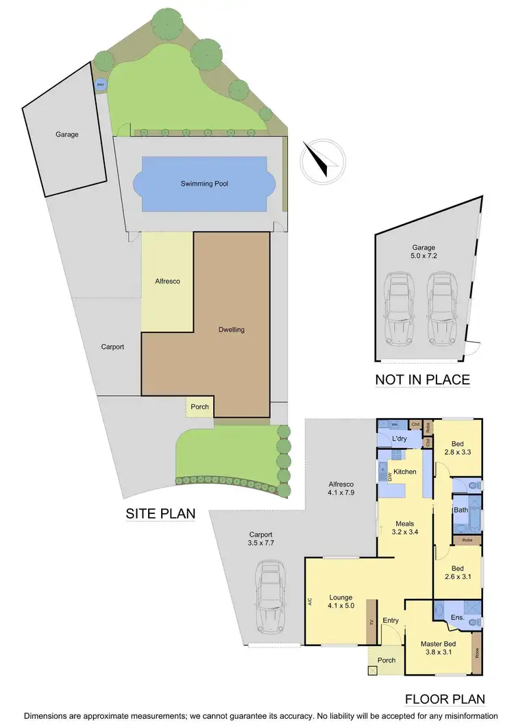 Floorplan of Homely house listing, 8 Nandina Court, Mill Park VIC 3082
