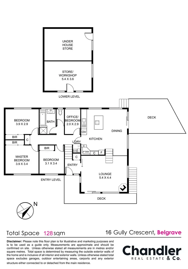 Floorplan of Homely house listing, 16 Gully Crescent, Belgrave VIC 3160