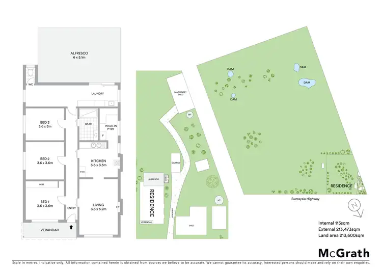 Floorplan of Homely house listing, 1805 Sunraysia Highway, Addington VIC 3352