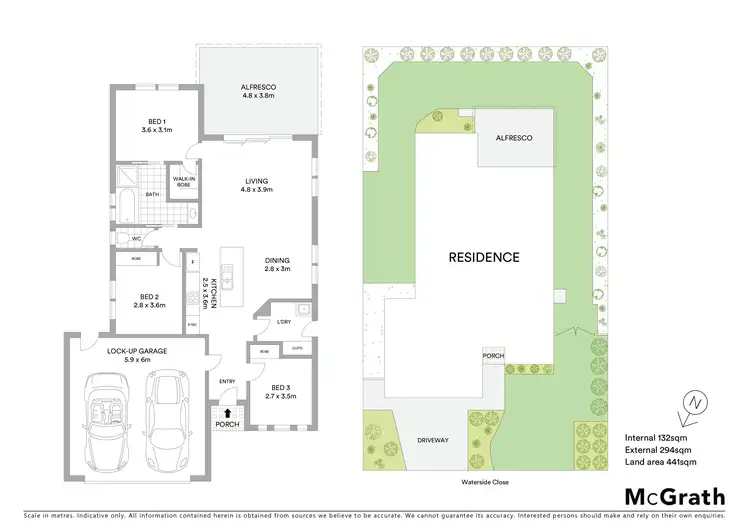 Floorplan of Homely house listing, 3 Waterside Close, Miners Rest VIC 3352